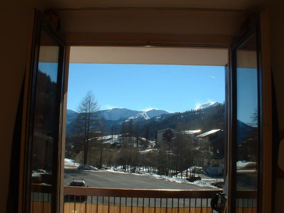 Confortable Appartement, Panorama Sud, Vue Montagne Allos Buitenkant foto